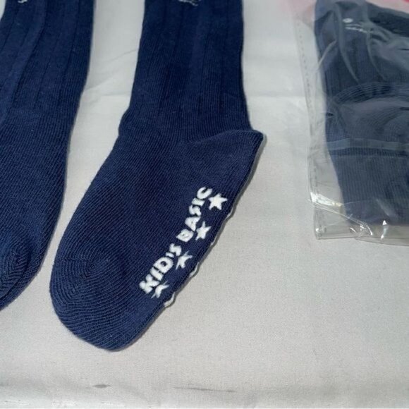 Socks Grip Non-Slip Bottoms Toddler Socks Knee High Cat Face Whiskers Kitten - Picture 3 of 6